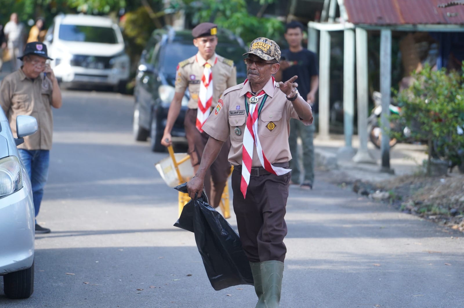 Bakti Masyarakat Warnai Peringatan Hari Pramuka ke-64 Kwarda Sumsel
